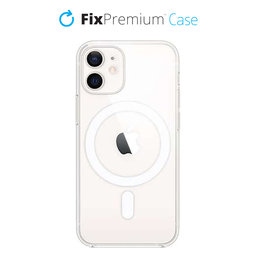 FixPremium - Silikonski ovitek z MagSafe za iPhone 12 mini, prozoren