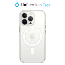 FixPremium - Silikonski ovitek z MagSafe za iPhone 13 Pro, prozoren