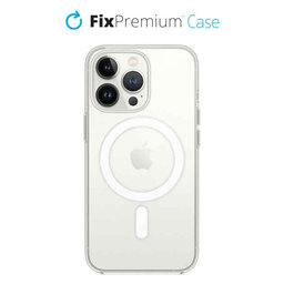 FixPremium - Silikonski ovitek z MagSafe za iPhone 13 Pro Max, prozoren