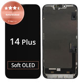 Zaslon za iPhone 14 Plus, Steklo na dotik z okvirjem, Refurbished