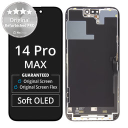 Apple iPhone 14 Pro Max - LCD zaslon + steklo na dotik + okvir Original Refurbished PRO