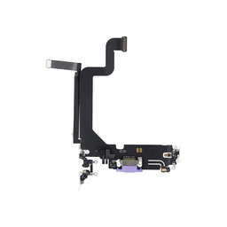 Apple iPhone 14 Pro Max - konektor za polnjenje + Flex kabel (deep purple)