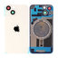 Apple iPhone 14 - Steklo zadnjega ohišja + Leča kamere + Kovinska plošča + Magsafe magnet (Starlight)