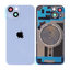Apple iPhone 14 - Steklo zadnjega ohišja + Leča kamere + Kovinska plošča + Magsafe magnet (Blue)