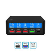 FixPremium - servisna polnilna postaja USB z USB 3.0 in USB-C
