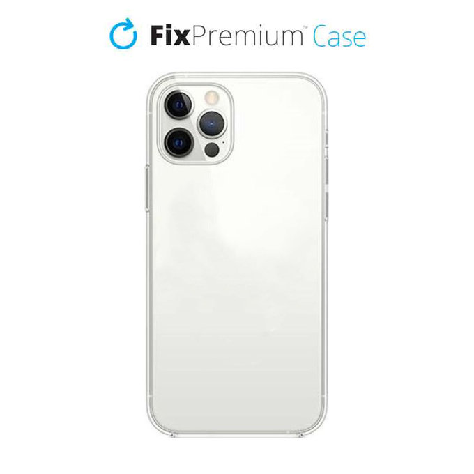 FixPremium - Silikónové Puzdro pre iPhone 12 Pro Max, biela