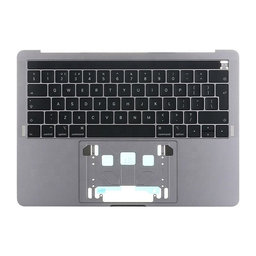 Apple MacBook Pro 13" A1989 (Mid 2018 - Mid 2019) - Zgornji okvir tipkovnice + tipkovnica UK + Touch Bar + mikrofon + zvočniki (Space Gray)