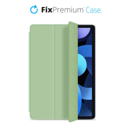 FixPremium - Zapiralni silikonski ovitek za iPad Air (4., 5. Gen), zelen