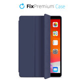 FixPremium - zapiralni silikonski ovitek za iPad 10.2 (7., 8., 9. gen), moder