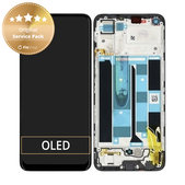 Realme 8 RMX3085 - LCD zaslon + steklo na dotik + okvir (Cyber Black) - 4906919 Genuine Service Pack