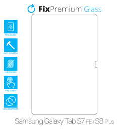 FixPremium Glass - Kaljeno Steklo za Samsung Galaxy Tab S7 FE in S8 Plus