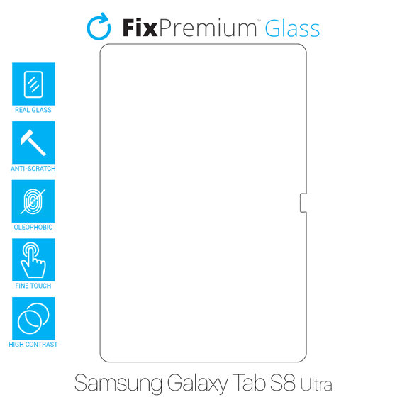 FixPremium Glass - Kaljeno Steklo za Samsung Galaxy Tab S8 Ultra