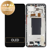Xiaomi 12T Pro 22081212UG - LCD zaslon + steklo na dotik + okvir (Black) - 560003L12U00 Genuine Service Pack