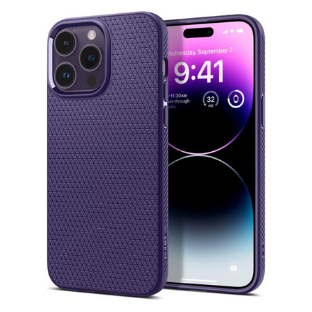 Spigen - Ovitek Liquid Air za iPhone 14 Pro, Deep Purple