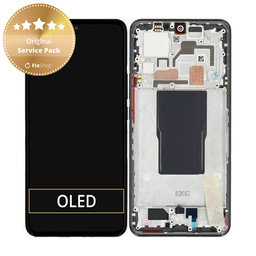 Xiaomi 12T 220712AG - LCD zaslon + steklo na dotik + okvir (Black) - 560003L12A00 Genuine Service Pack