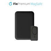 FixPremium - MagSafe PowerBank 5000mAh, črna