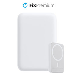 FixPremium - MagSafe PowerBank 10.000 mAh, bela