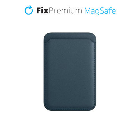 FixPremium - denarnica MagSafe, modra