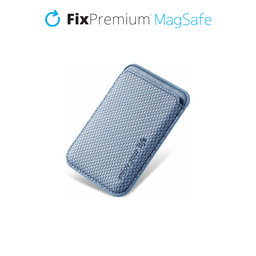 FixPremium - MagSafe Carbon Wallet, modra