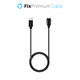 FixPremium - polnilni kabel USB-C za uro Garmin, črn