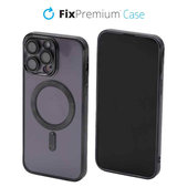 FixPremium - Ovitek Crystal z MagSafe za iPhone 13 Pro Max, črn