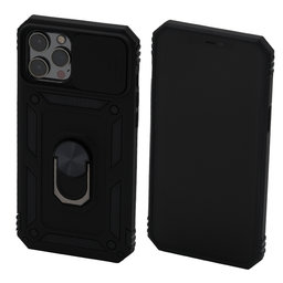 FixPremium - CamShield ovitek za iPhone 12 Pro Max, črn