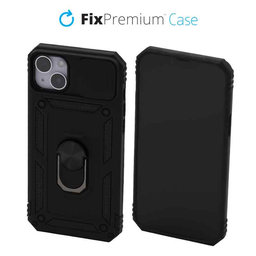 FixPremium - CamShield ovitek za iPhone 14 Plus, črn