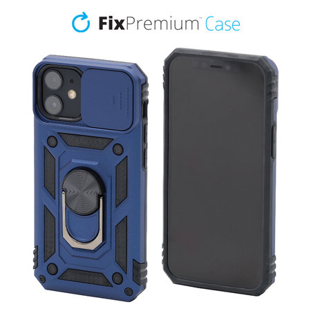 FixPremium - CamShield ovitek za iPhone 12 mini, moder