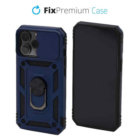 FixPremium - CamShield ovitek za iPhone 13 Pro, moder