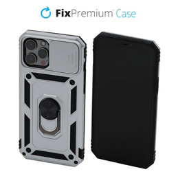 FixPremium - CamShield ovitek za iPhone 12 Pro Max, bel