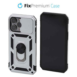 FixPremium - CamShield ovitek za iPhone 13 Pro, bel