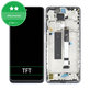 Xiaomi Mi 10T Lite 5G - LCD zaslon + steklo na dotik + okvir (Pearl Gray) TFT