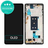 Xiaomi Poco F4 5G - LCD zaslon + steklo na dotik + okvir (Night Black) OLED