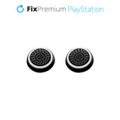 FixPremium - pokrovčki za držala krmilnika PS4/PS5 - komplet 2, beli