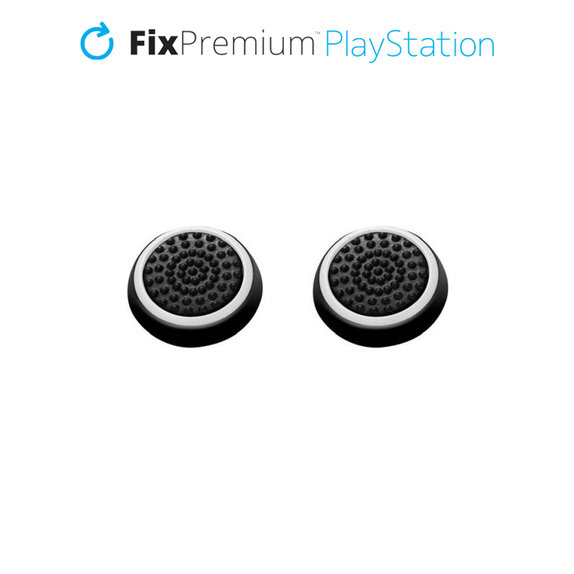 FixPremium - pokrovčki za držala krmilnika PS4/PS5 - komplet 2, beli