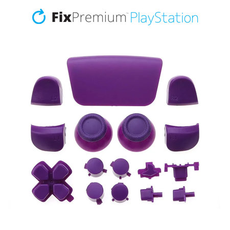 FixPremium - Dekorativni elementi za PS5 DualSense, vijolični
