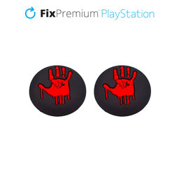 FixPremium - PS4/PS5 Bloody Hands Controller Grip Caps - Komplet 2 kosov