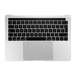 Apple MacBook Pro 13" A1706 (Late 2016 - Mid 2017) - Tipkovnica z zgornjim okvirjem + tipkovnica UK + mikrofon + Trackpad + zvočniki (Silver)