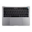 Apple MacBook Pro 13" A1706 (Late 2016 - Mid 2017) - Tipkovnica z zgornjim okvirjem + tipkovnica UK + mikrofon + sledilna ploščica + zvočniki (Space Grey)
