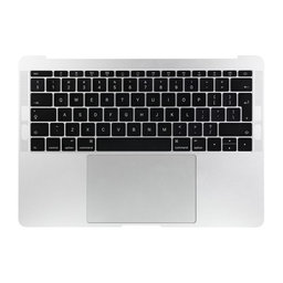 Apple MacBook Pro 13" A1708 (Late 2016 - Mid 2017) - Tipkovnica z zgornjim okvirjem + tipkovnica UK + mikrofon + Trackpad + zvočniki (Silver)