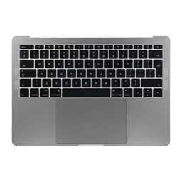 Apple MacBook Pro 13" A1708 (Late 2016 - Mid 2017) - Tipkovnica z zgornjim okvirjem + tipkovnica UK + mikrofon + sledilna ploščica + zvočniki (Space Gray)