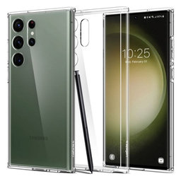 Spigen - Ultra Hybrid ovitek za Samsung Galaxy S23 Ultra, kristalno čist