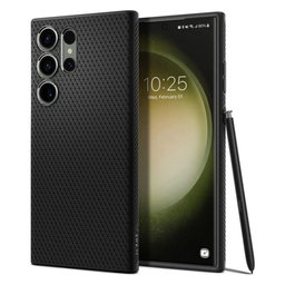 Spigen - Ovitek Liquid Air za Samsung Galaxy S23 Ultra, Matte Black