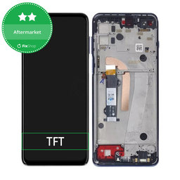 Motorola Moto G100 XT2125 - LCD zaslon + steklo na dotik + okvir (Iridescent Ocean) TFT