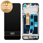 Oppo A54s CPH2273 - LCD zaslon + steklo na dotik + okvir (Black) - 4908020 Genuine Service Pack