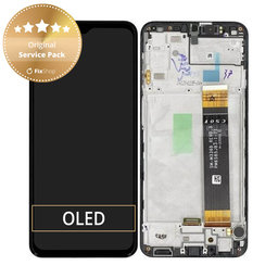 Samsung Galaxy A23 4G A235F - LCD zaslon + steklo na dotik + okvir (Black) - GH82-28563A, GH82-28657A Genuine Service Pack