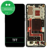 OnePlus 9 - LCD zaslon + steklo na dotik + okvir (Astral Black) TFT
