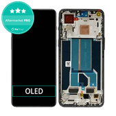 OnePlus Nord 2T CPH2399 CPH2401 - LCD zaslon + steklo na dotik + okvir (Gray Shadow) OLED