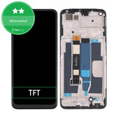 Realme 8 5G RMX3241 - LCD zaslon + steklo na dotik + okvir (Supersonic Black) TFT