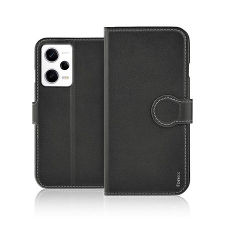 Fonex - Ovitek Book Identity za Xiaomi Redmi Note 12, črna